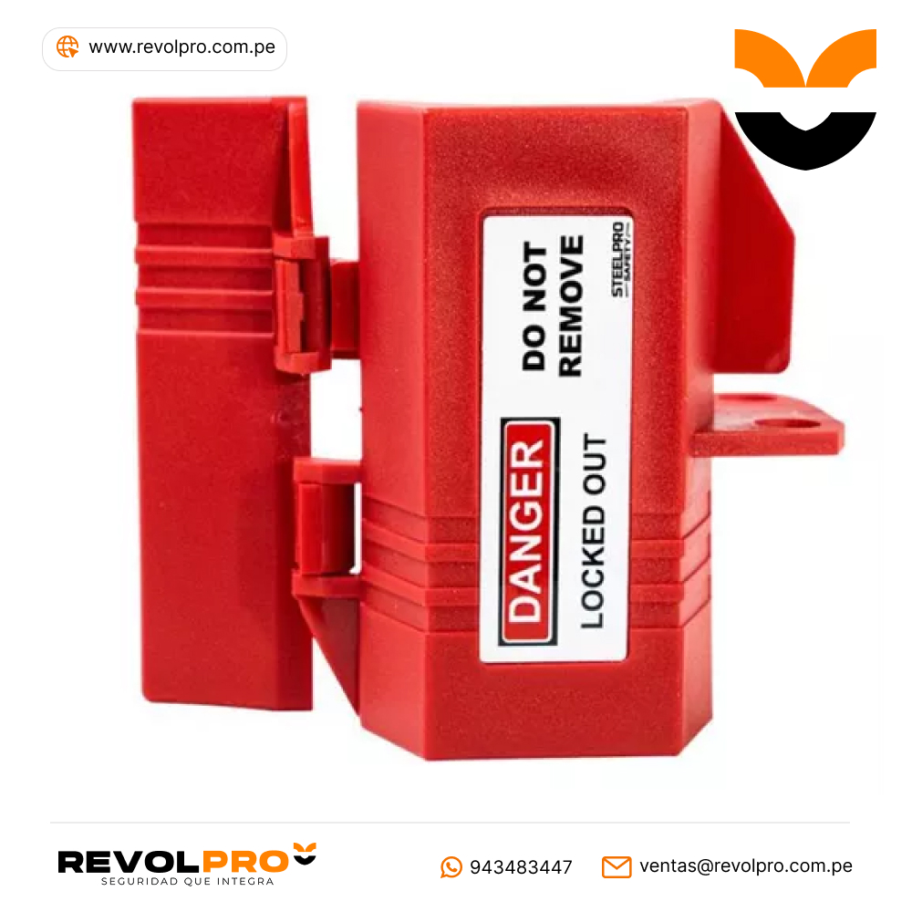 Bloqueo para Enchufe Electrico 178x83x83mm Cable Diametro 13mm
