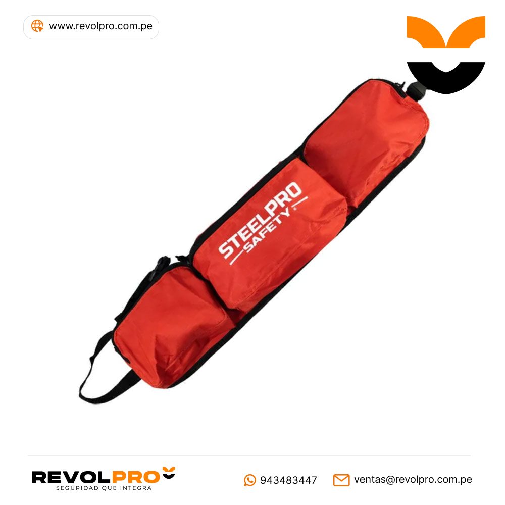 Canguro LOTO Rojo Steelpro