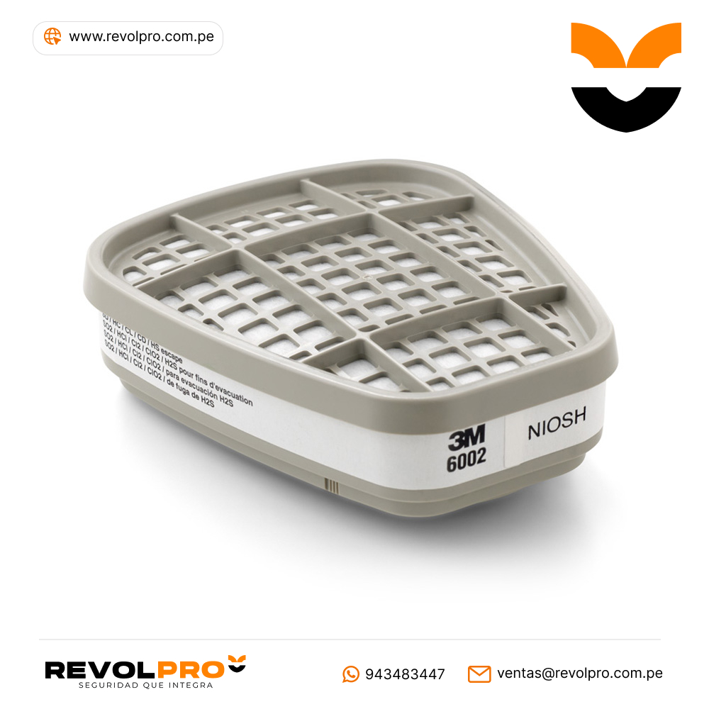 Cartucho 3M 6002 Gas acido