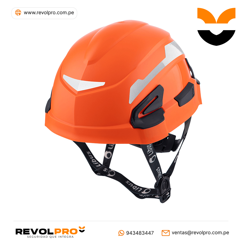 Casco Libus Andes Rescatista Naranja