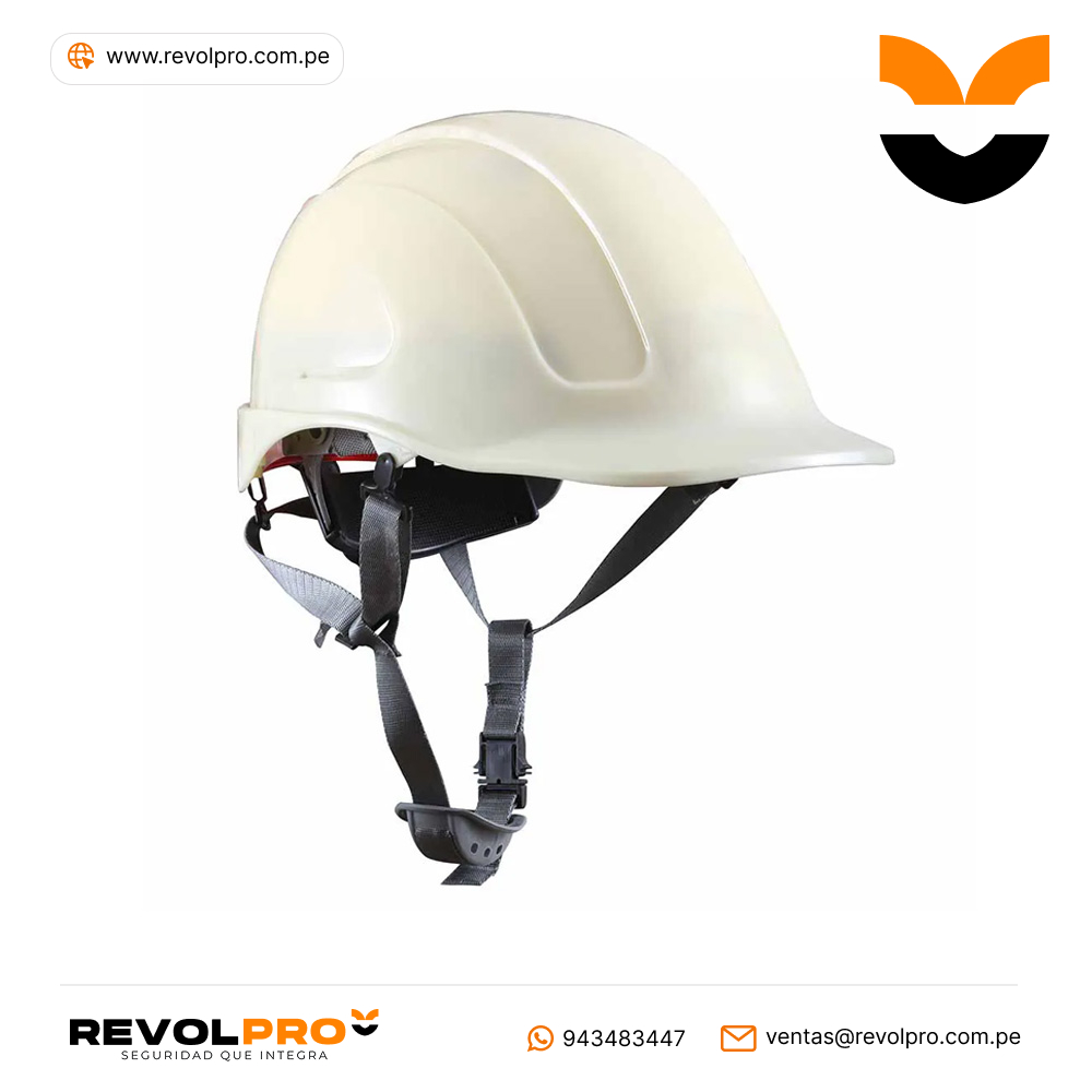 Casco Montaña ABS Blanco Fotoluminiscente Steelpro