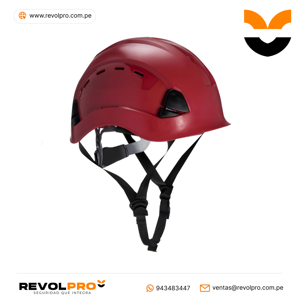 Casco Montañero Height Endurance Color Rojo Portwest Ps73Rer