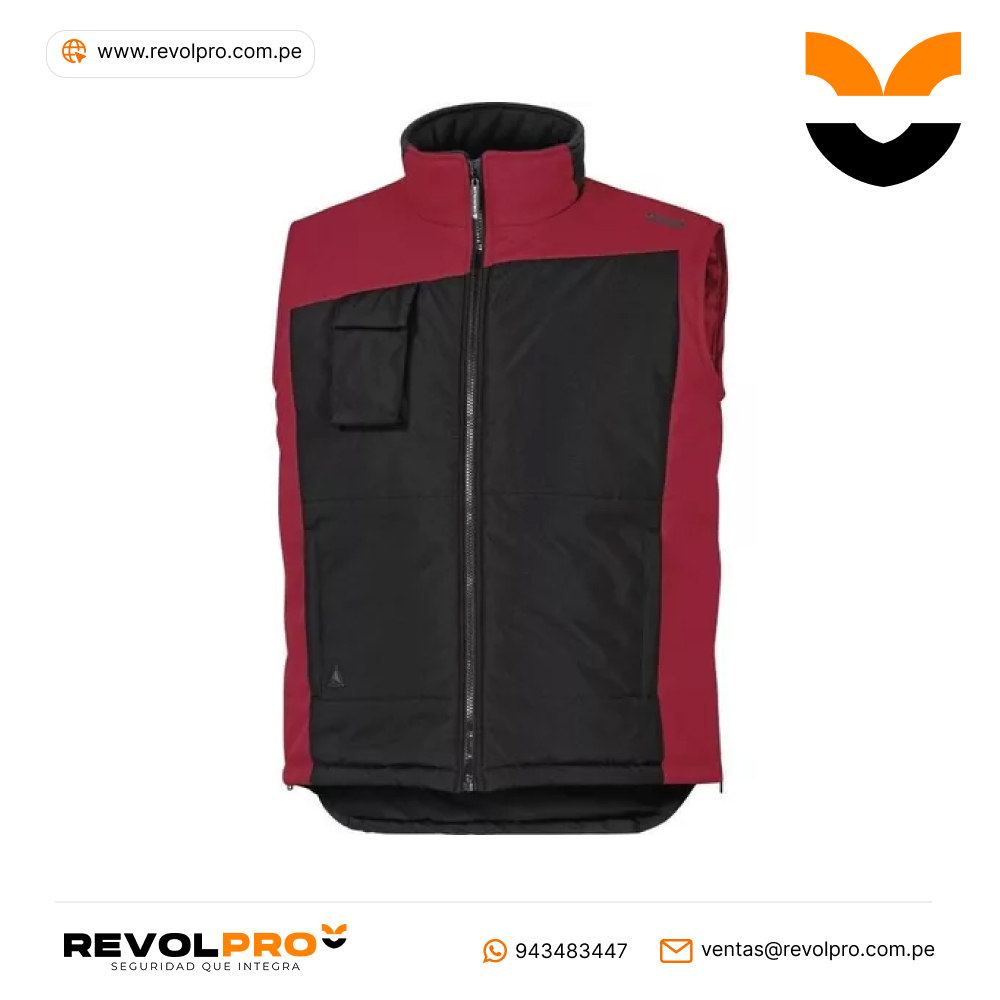 Chaleco FIDJI2 Rojo Negro Delta Plus