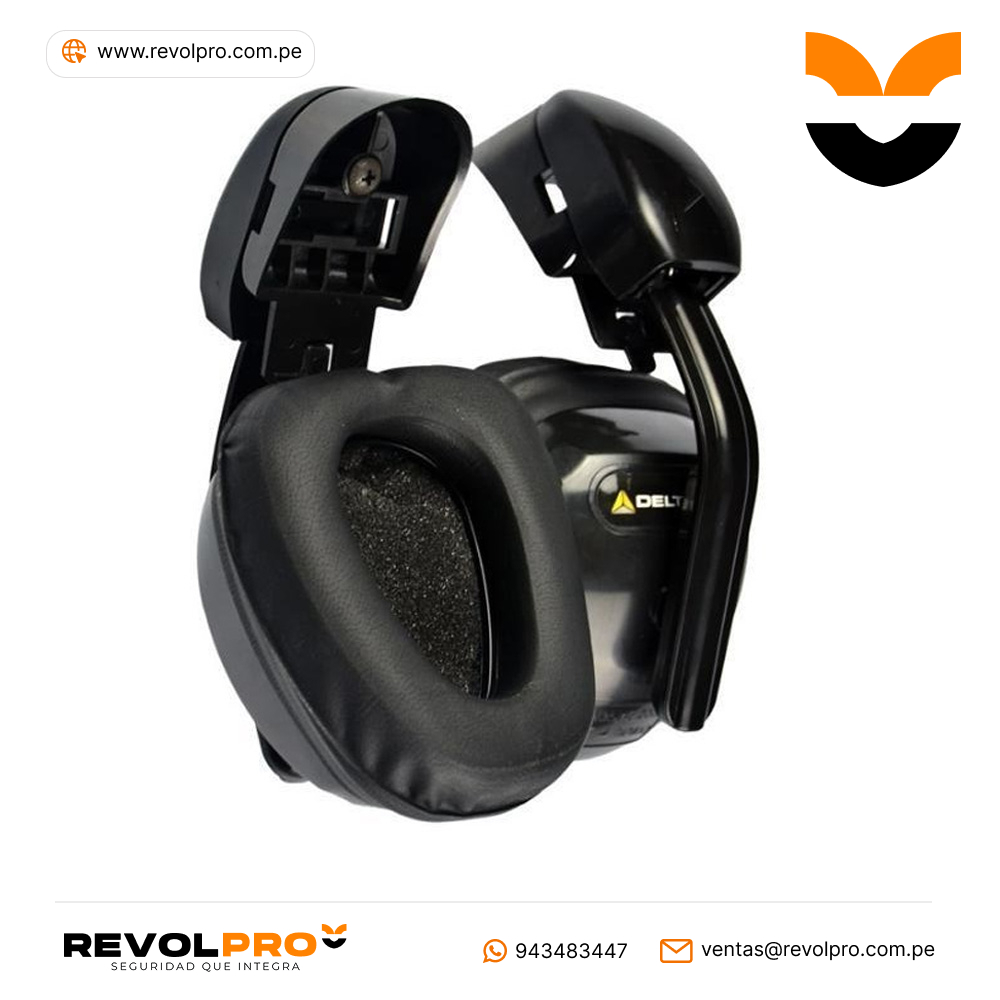 Orejera antirruido para casco de obra Suzuka 2 SNR 24 dB Delta Plus