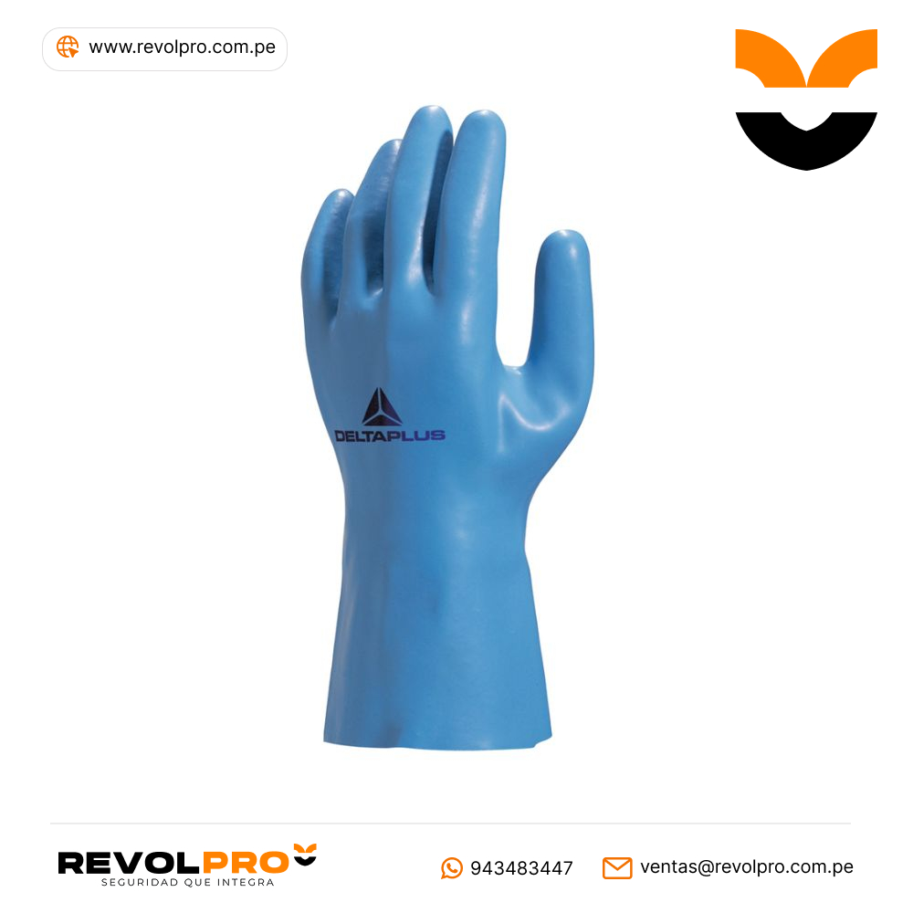 guante latex soporte de algodon venizette ve920 delta plus